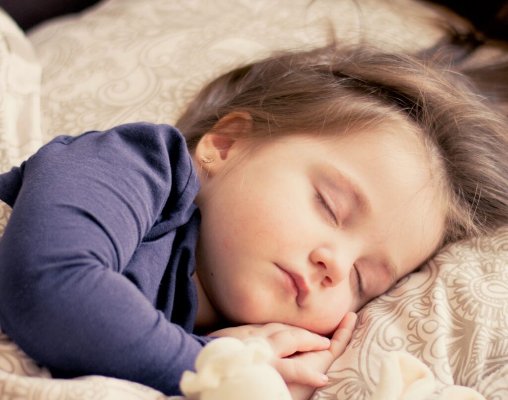 Jin Shin Jyutsu cute child sleeping