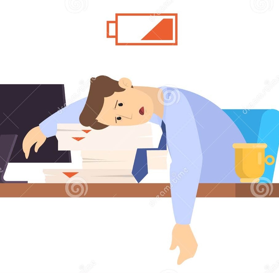Jin Shin Jyutsu tired man office employee lack energy tired man office employee lack energy battery low worker sleep 158660099